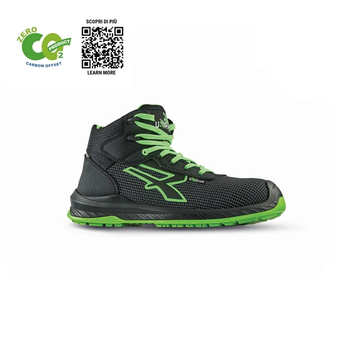 Upower Lake UK S ESD Calzado de Seguridad Carbon Neutral - Talla 38 - Proteccion S3S CI FO SR, Puntera AirToe Composite, Antideslizante, Resistente al 1