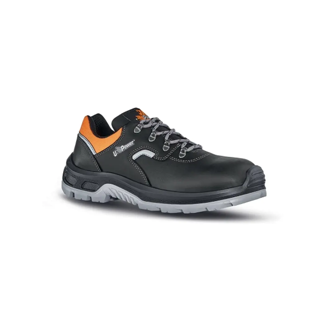 Upower Beast S Calzado de Seguridad Bajos - Talla 42 - Empeine en Piel Hidrofugo, Puntal Composite, Antiperforacion, Suela Antideslizante, Proteccion  1