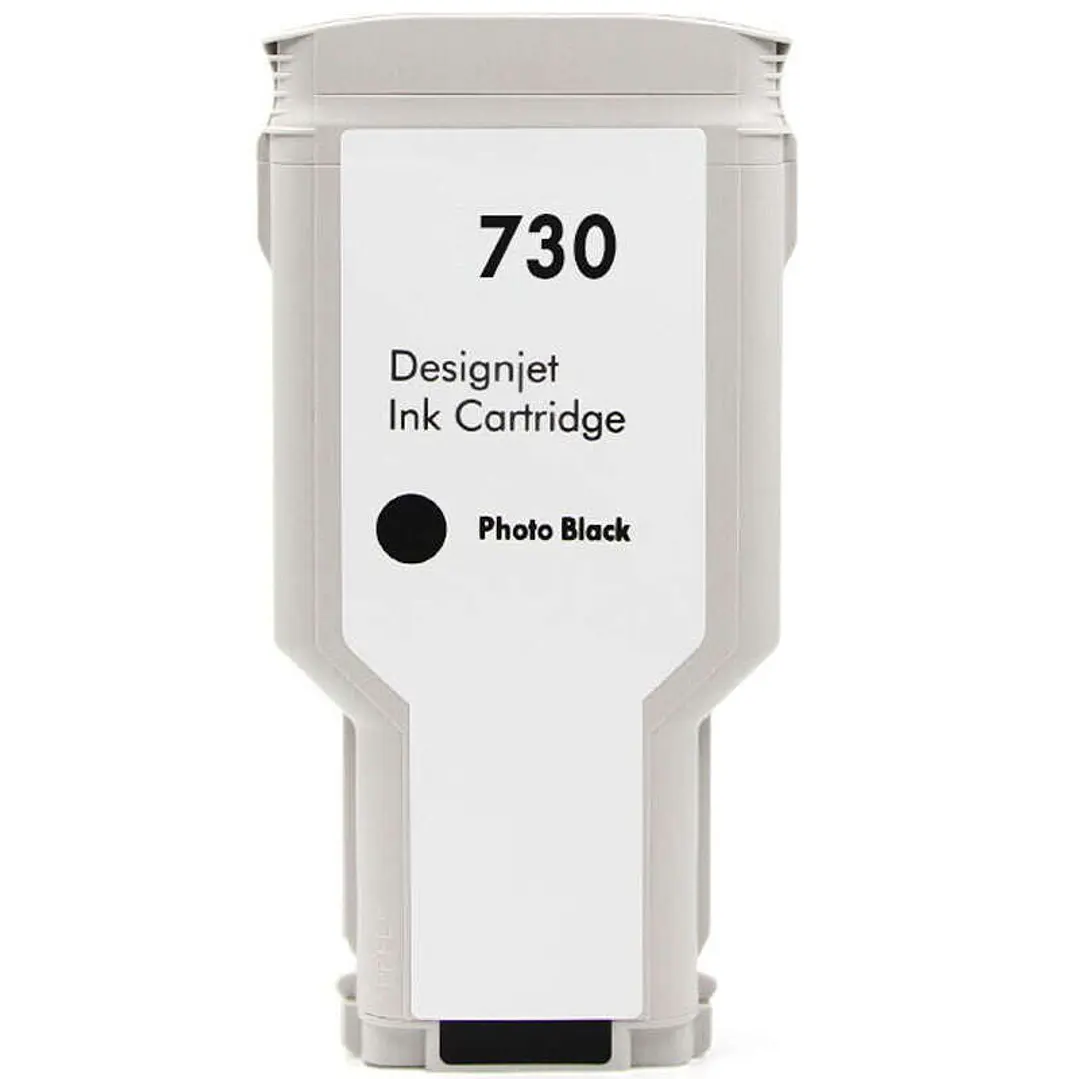 Generico HP 730 Negro Photo Cartucho de Tinta - Reemplaza P2V73A/P2V67A 1