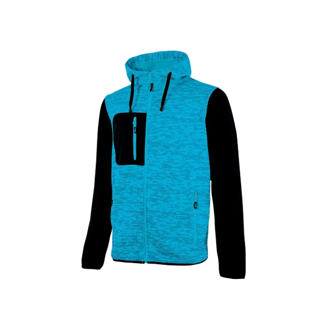 Upower Rainbow Sudadera de Alta Calidad - Talla XL - Interior de Forro Polar, Cuello Alto, Capuchon Ajustable, Cremallera Central, Bolsillos Practicos 1