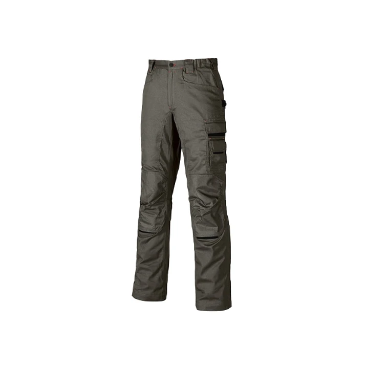 Upower Nimble Pantalon de Trabajo con Multiples Bolsillos - Talla 56 - Cintura Elastica, Costuras Triples, Proteccion DPI1, Resistente al Desgaste - C 1