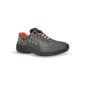 Upower Comfort Grip O Calzado de Seguridad Bajos - Talla 47 - Piel Afelpada Perforada, Puntera Golia 0 Joule, Antiestatico, Resistente a Hidrocarburos