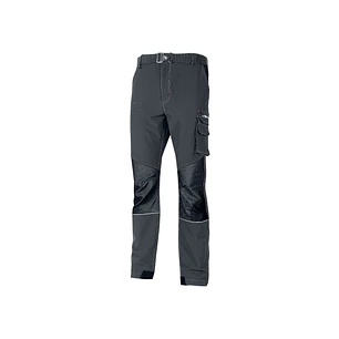 Upower Ibiza Pantalon de Trabajo Confortable - Talla S - Tejido Tecnico Elastico, Bolsillos Inteligentes, Cinturon Integrado, Detalles Reforzados, Cin