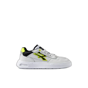 Upower Harlow Calzado de Seguridad Bajo - Talla 36 - Proteccion OB SR, Peso Ligero - Color Blanco/Amarillo