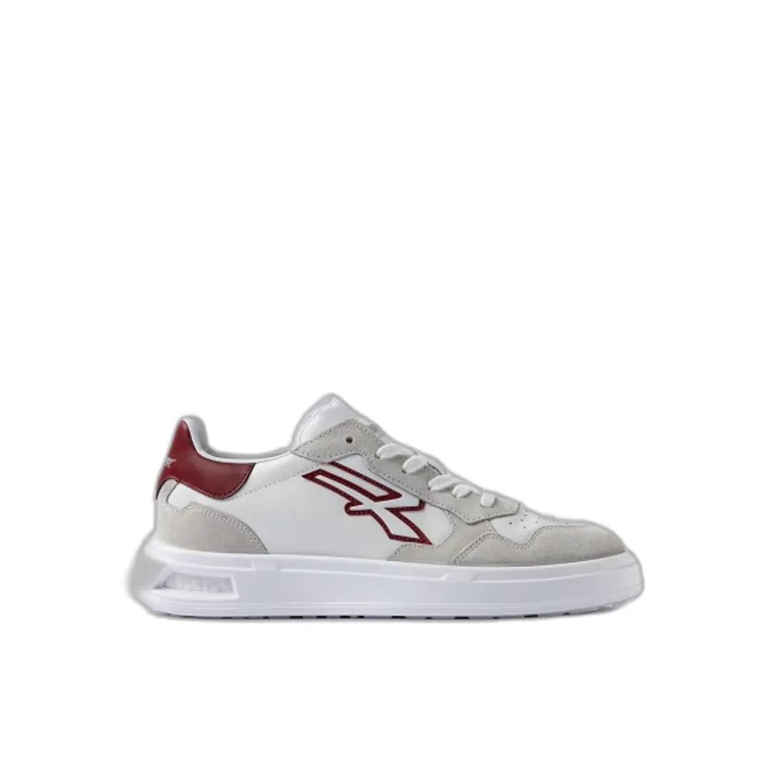 Upower Venom Calzado de Seguridad Bajo - Talla 44 - Proteccion OB SR, Peso Neto Ligero - Color Blanco/Gris/Rojo 1