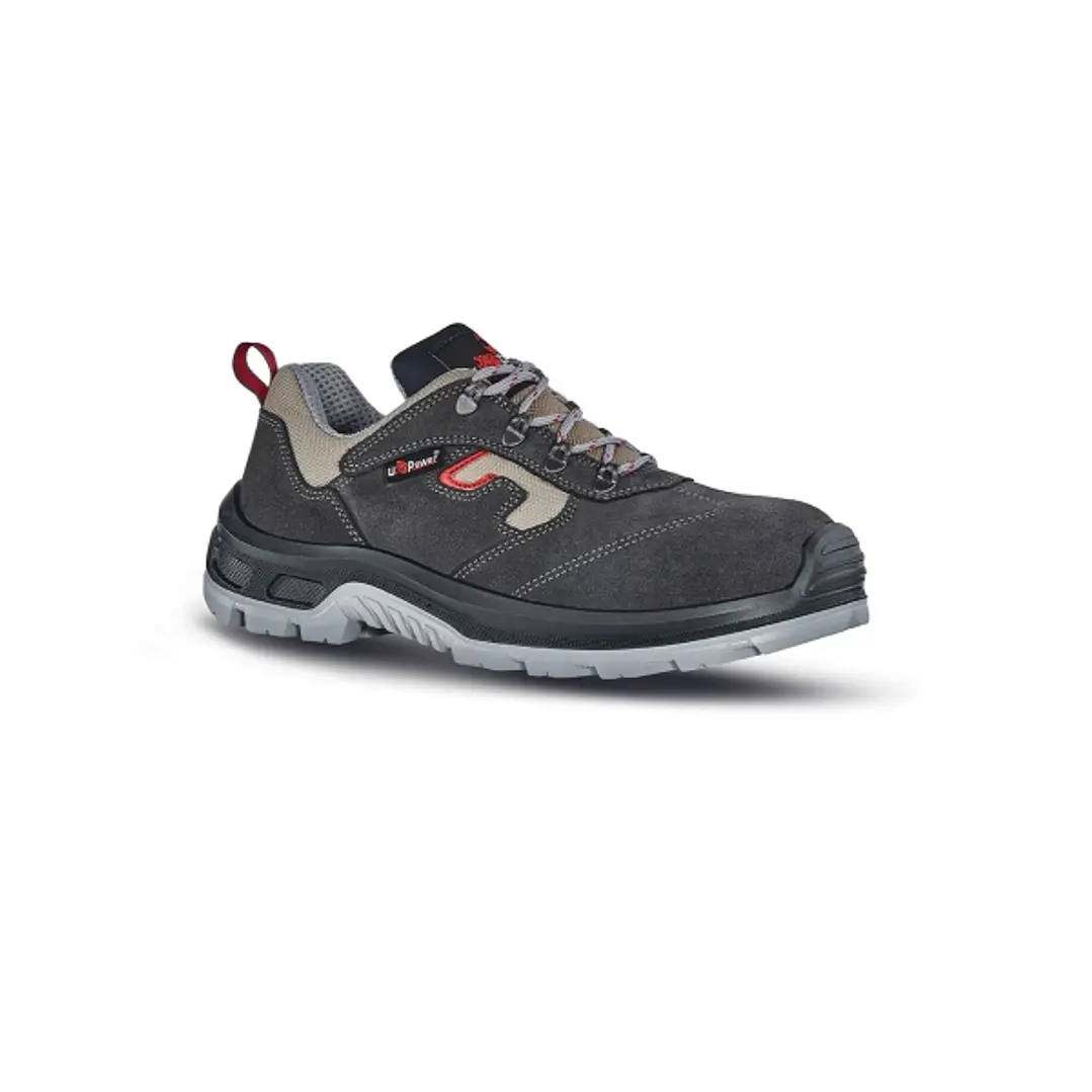 Upower Control L Botines de Seguridad - Talla 44 - Empeine en Gamuza Suave, Inserciones Textiles Transpirables, Puntal Composite, Antiperforacion, Ant 1