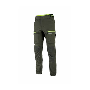 Upower Horizon Pantalones de Trabajo Elasticos - Talla XS - Corte Jogging, Impermeables, Transpirables, Multibolsillo, Proteccion Lumbar, Cinta Reflec