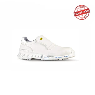 Upower Liam O ESD Calzado de Seguridad - Talla 40 - Comodidad y Ligereza, Empeine Hidrorrepelente, Cierre sin Cordones, Suela Antiabrasion y Antiestat