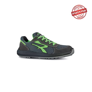 Upower Gemini S ESD Calzado de Seguridad Bajos - Talla 42 - Puntera de Aluminio, Suela Antideslizante, Nailon Ultraflexible, Gamuza Suave, Proteccion 