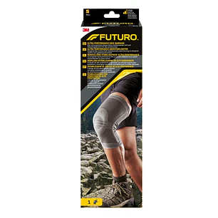 Futuro Rodillera - Talla S - Estabilizadora - Uso de Alto Rendimiento - Transpirable - Elastico - Color Gris
