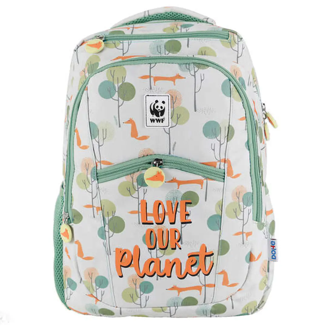 Dohe Mochila Grande Pink Panther - Fabricada en Poliester Resistente - Compartimento Acolchado para Portatil - Bolsillos Frontales y Laterales - Tiran 1