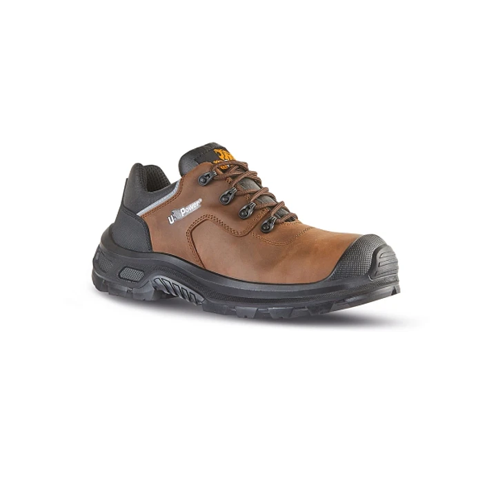 Upower Moska UK S ESD Calzado de Seguridad Altos y Robustos - Talla 41 - Piel Pull-Up Hidrofuga, Puntera Composite Airtoe, Sistema Antiperforacion Tex 1