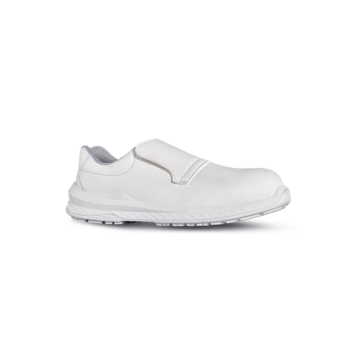 Upower Madrid O ESD Calzado de Seguridad sin Cordones - Talla 36 - Parte Superior Hidrofuga y Transpirable, Suela Antideslizante, Puntera Ultraligera, 1