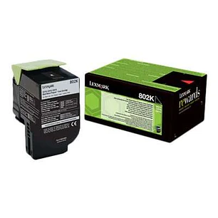 Lexmark CX310/CX410/CX510 Negro Cartucho de Toner Original - 80C20K0/80C20KE/802K