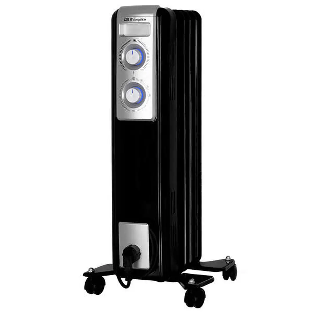 Orbegozo RN-1000 Radiador de Aceite Elegance - Potente y Silencioso - Potencia Maxima 1000W - Diseño Moderno - Termostato Regulable - Proteccion contr 1