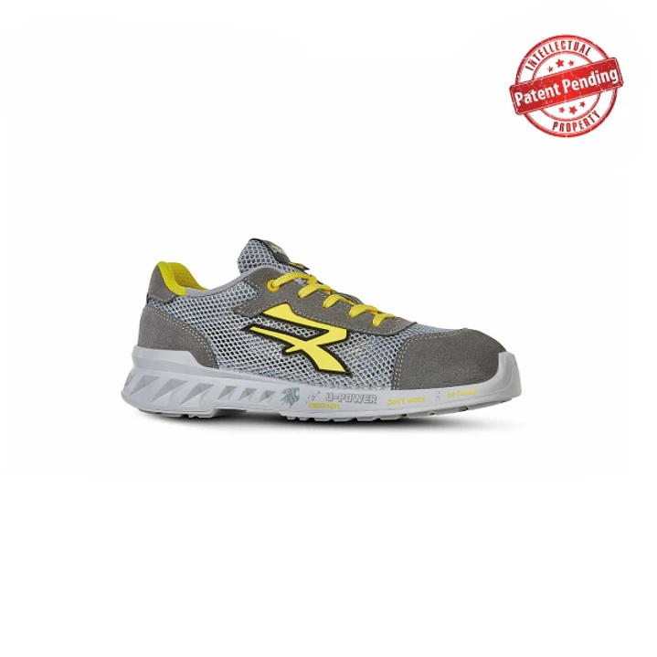 Upower Tony S ESD Calzado de Seguridad Transpirables y Ultraligeros - Talla 45 - Parte Superior Airnet, Suave Piel Serraje, Antideslizante, Plantilla  1