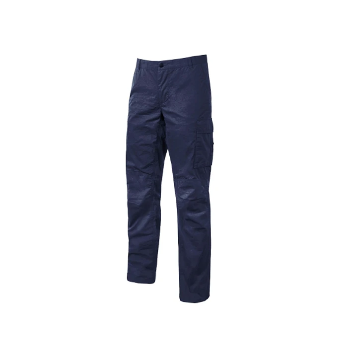 Upower Baltic Pantalon de Trabajo Elastico - Talla XL - Efecto Desgastado, Bolsillos Multifuncionales, Cierre Resistente, Refuerzo en Rodillas, Ajuste 1