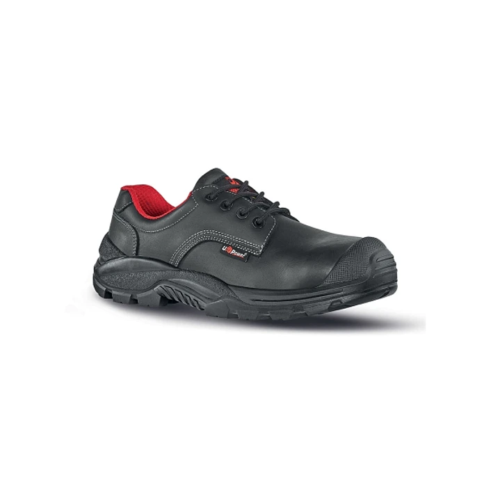 Upower Curly S Calzado de Seguridad - Talla 39 - Empeine Piel Flor, Hidrofugos, AirToe Composite, Antiperforacion, Antideslizante, Suela PU/PU, Protec 1