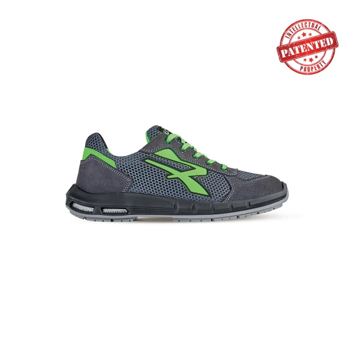 Upower Gemini Plus S ESD Calzado de Seguridad Bajos - Talla 40 - Parte Superior de Nailon Ultraflexible y Gamuza Suave, Puntera de Aluminio, Suela Ant 1
