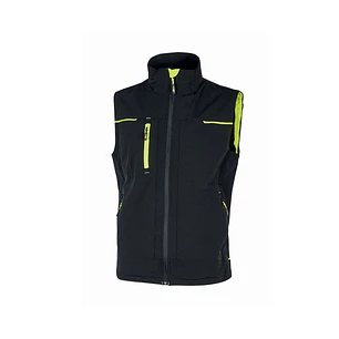 Upower Saturn Chaleco de Tela Resistente - Talla XS - Suave, Repelente al Agua, Transpirable, Secado Rapido, Bolsillos Practicos, Detalles Reflectante