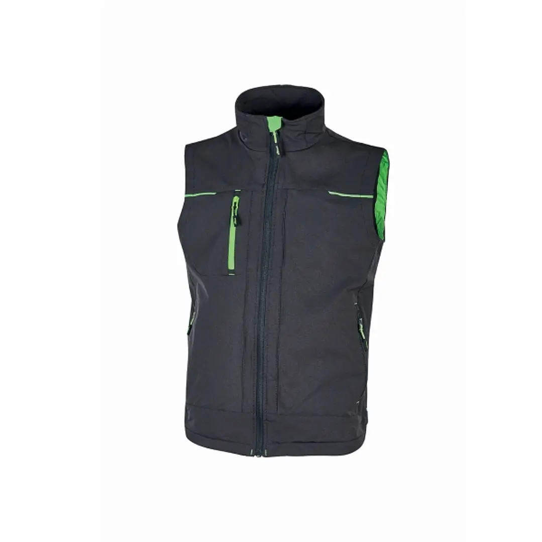Upower Saturn Chaleco Resistente y Suave - Talla XL - Repelente al Agua, Transpirable, Secado Rapido, Bolsillos Practicos, Detalles Reflectantes, Prot 1