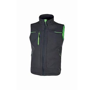Upower Saturn Chaleco Resistente y Suave - Talla 3XL - Repelente al Agua, Transpirable, Secado Rapido, Bolsillos Practicos, Detalles Reflectantes, Pro