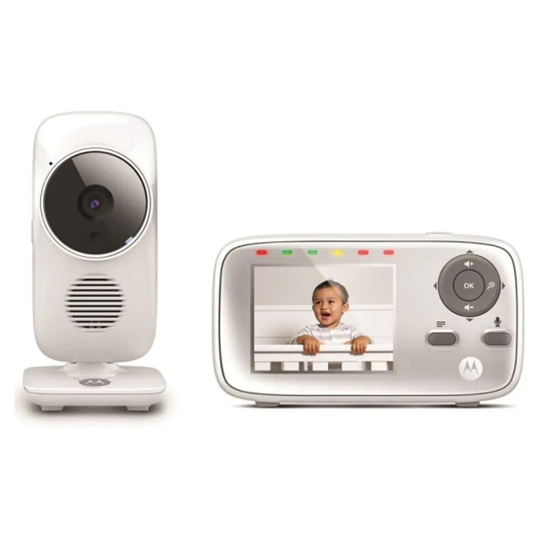 Motorola Nursery VM483 Vigilabebes con Camara - Vision Nocturna - Comunicacion Bidireccional - Pantalla 2,8