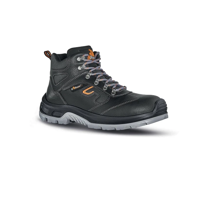 Upower Premiere L Botines de Seguridad - Talla 39 - Empeine Piel Hidrofuga, Inserciones Transpirables, Puntal Composite, Antiperforacion, Antideslizan 1
