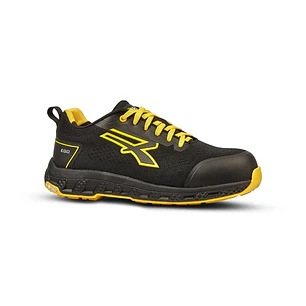 Upower Fitz ESD Zapato de Seguridad - Talla 41 - Corte U-KNIT Elastico, Puntera Fibertoe, Plantilla Antiperforacion Ultraligera, Suela EVA, Proteccion