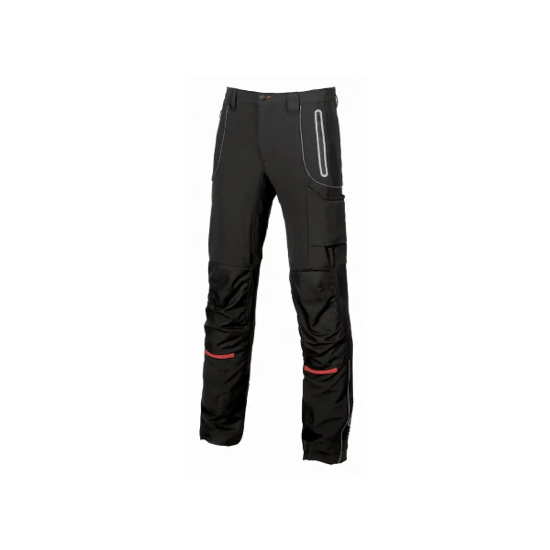 Upower Pit Pantalon Soft Shell - Talla 48 - Confort Maximo, Waterproof, Insertos Reflectantes, Antiabrasion, Multiples Bolsillos, Rodilleras Ergonomic 1