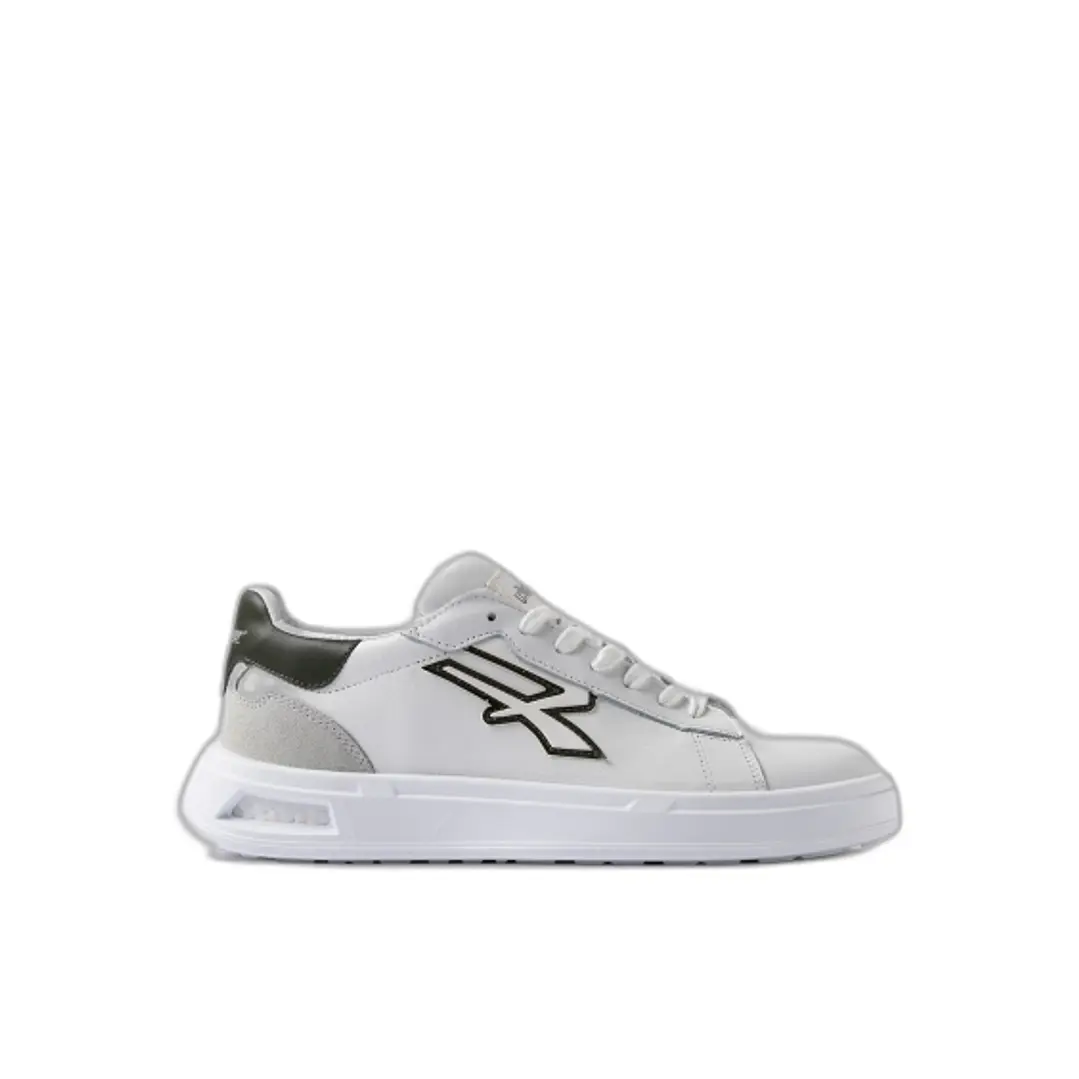 Upower Snake Calzado de Seguridad Bajo - Talla 43 - Proteccion OB SR, Diseño Ergonomico, Suela Antideslizante - Color Blanco/Verde Oscuro 1