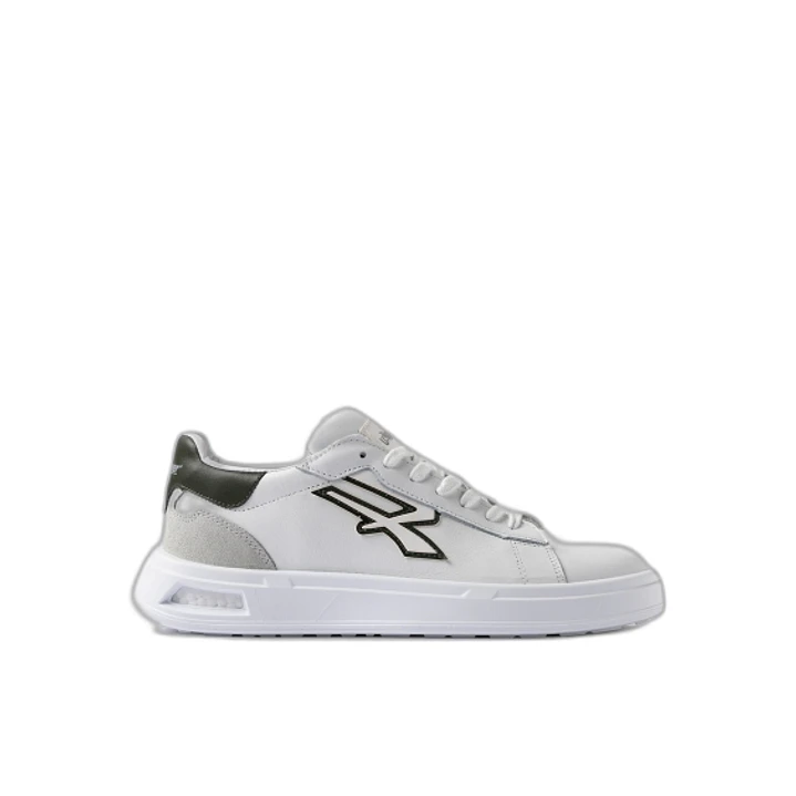 Upower Snake Calzado de Seguridad Bajo - Talla 42 - Proteccion OB SR, Diseño Ergonomico, Suela Antideslizante - Color Blanco/Verde Oscuro 1