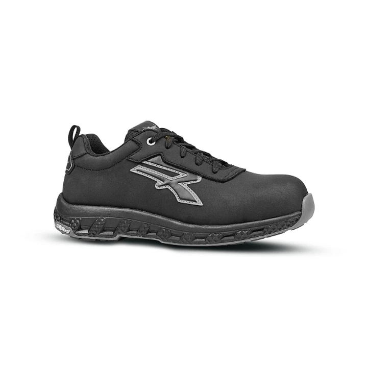Upower Marcus ESD Calzado de Seguridad - Talla 38 - Microfibra Nobuck Hidrofugo, Puntera Fibertoe, Plantilla Antiperforacion Ultraligera, Suela EVA, P 1