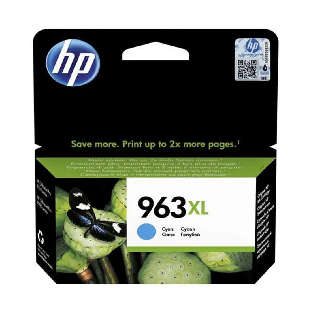 HP 963XL Cyan Cartucho de Tinta Original - 3JA27AE 1