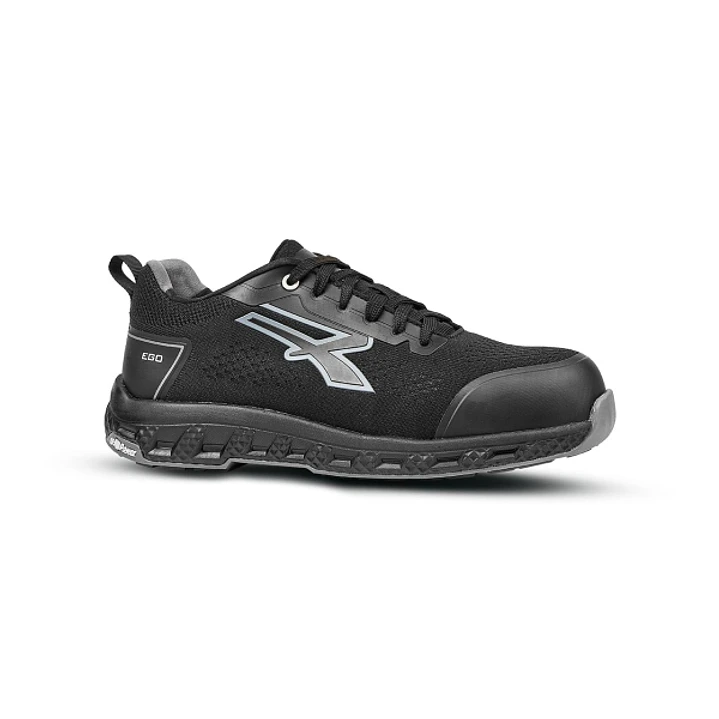 Upower Rook ESD Zapato de Trabajo - Talla 48 - Seguridad Avanzada, Corte U-KNIT Elastico, Transpirable, Puntera Fibertoe, Plantilla Antiperforacion, S 1