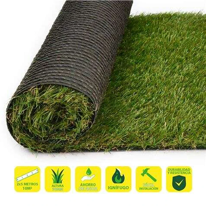 SunGarden Cesped Artificial 2x5m - 30mm - Serie Elegant 1