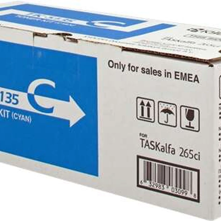 Kyocera TK5135 Cyan Cartucho de Toner Original - 1T02PACNL0/TK5135C 1