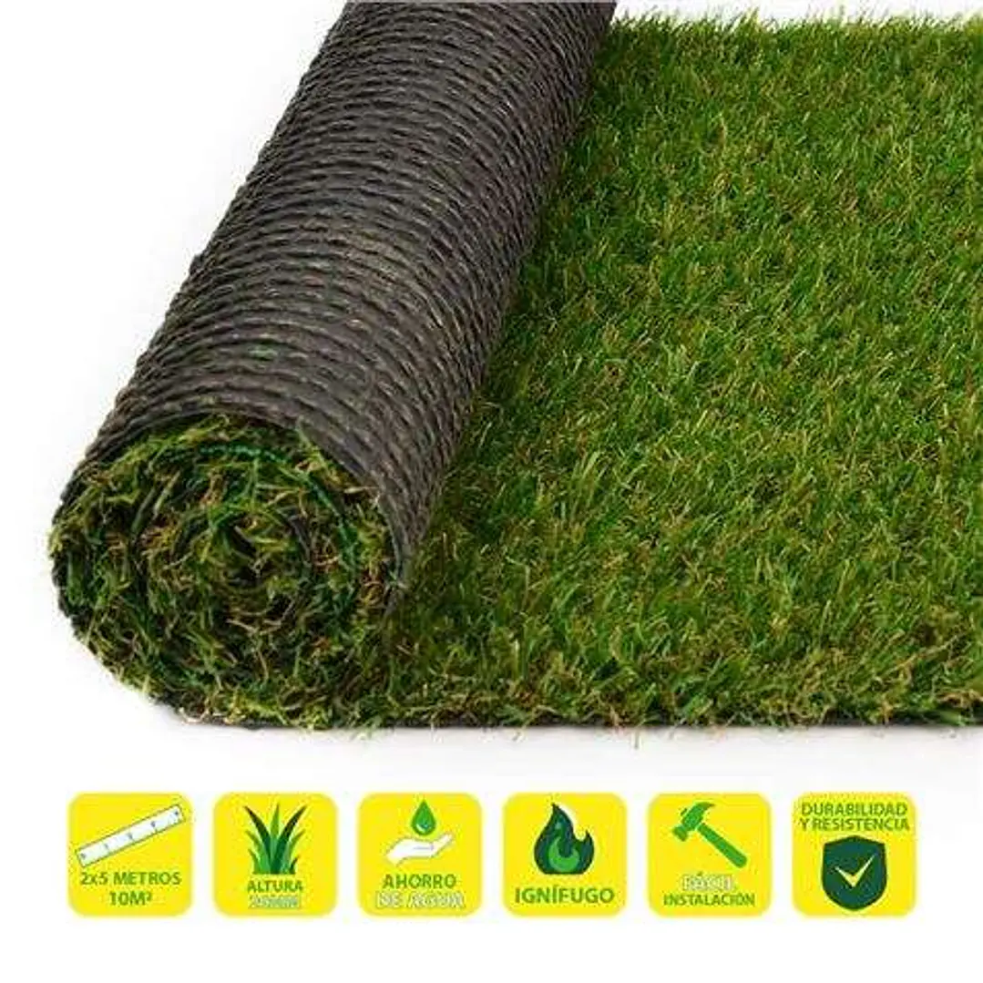 SunGarden Cesped Artificial 2x5m - 20mm - Serie Elegant 1