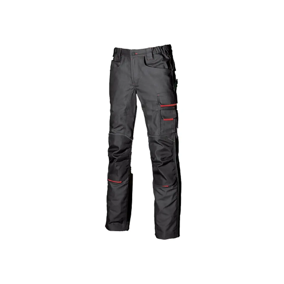 Upower Free Pantalon Multifuncional - Talla 54 - Multiples Bolsillos, Rodilleras Resistentes, Detalles Reflectantes, Costuras Triples, Proteccion DPI1 1