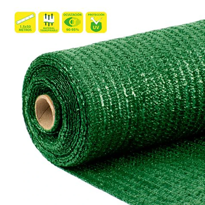 Sungarden Malla de Sombreo 1.5x50m - Color Verde 1
