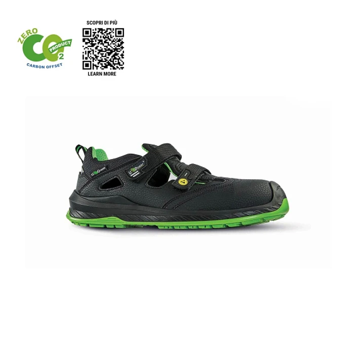 Upower Brook UK S ESD Calzado de Seguridad - Talla 44 - Anti-Perforacion, Puntera Ultraligera, Forro Transpirable, Suela Antideslizante, Carbon Neutra 1