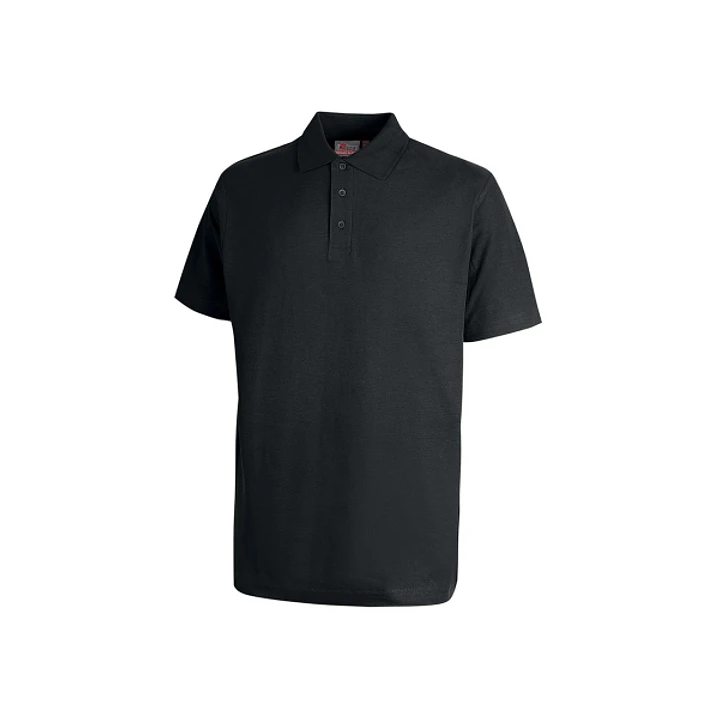 Upower Tonga Polo Hombre Algodon Pique - Talla 2XL - Transpirable, Duradero, Acabados Canale, Proteccion DPI1, 7 Colores Disponibles - Color Negro Car 1