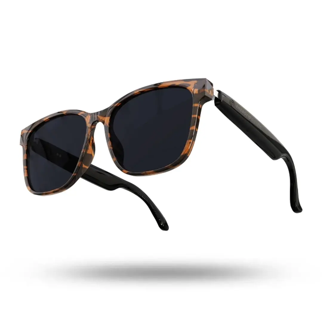 Energy Sistem Urban Music Tortoise Gafas Bluetooth - Cristales Polarizados con Proteccion UV400 Superior y Anti Luz Azul - Reproduccion de Musica - Mi 1