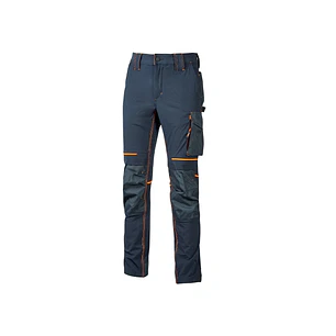 Upower Atom Pantalon de Trabajo con Tejido Stretch - Talla XS - Repelente al Agua, Transpirable, Bolsillos Multifuncionales, Proteccion de Rodillas Ce