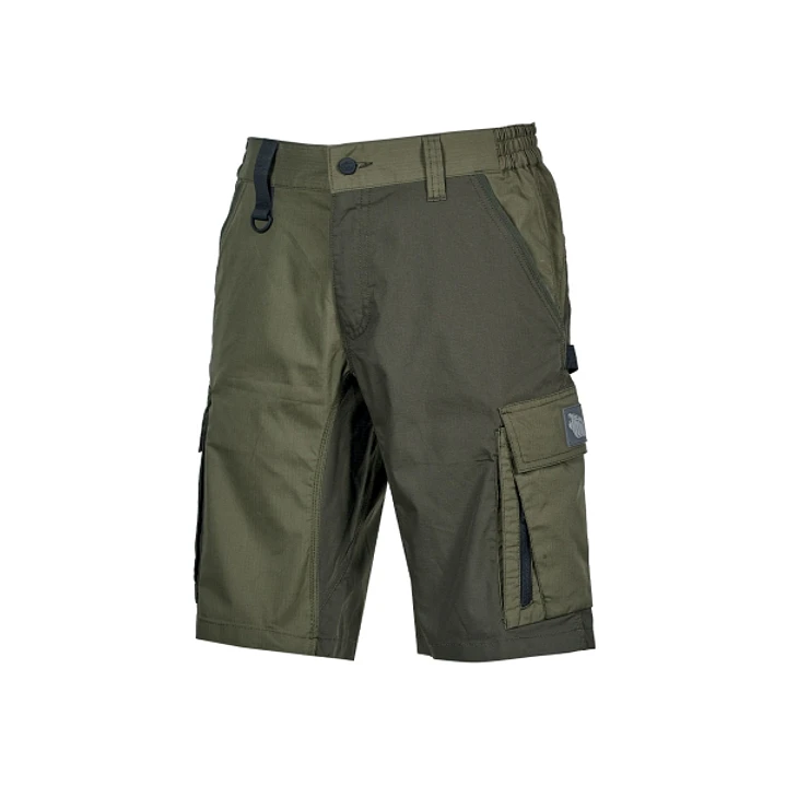 Upower Solaris Bermudas Cargo Funcionales - Talla XL - Tejido Ripstop Elastico, Multibolsillos, Detalles Reflectantes, Proteccion Lumbar, Ajuste Segur 1