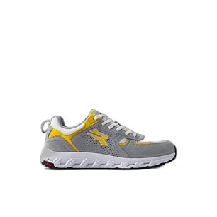Upower Jackie Calzado de Seguridad Bajo - Talla 38 - Proteccion OB e FO SR - Color Gris/Amarillo