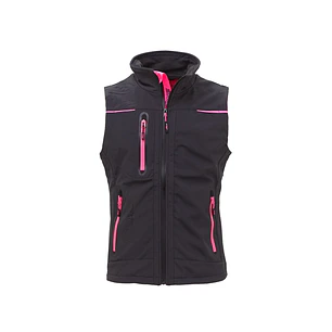 Upower Universe Lady Chaleco Softshell Impermeable - Talla 2XL - Transpirable y Cortaviento, Forro Micropolar, Cremallera Impermeable, Bolsillo Free S