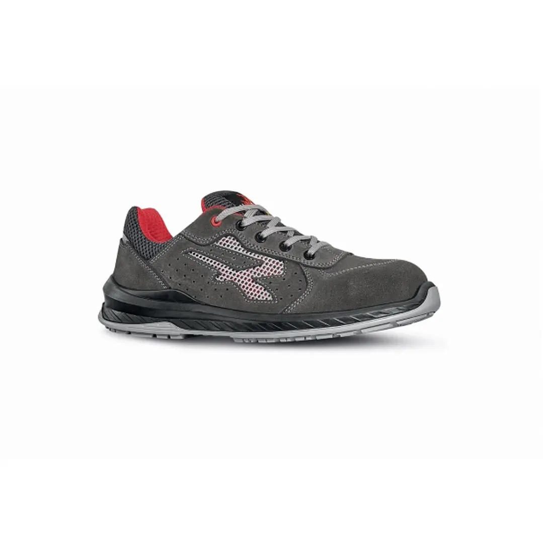 Upower Radial S ESD Calzado de Seguridad con Puntera Airtoe Composite - Talla 39 - Suela Antideslizante Resistente al Aceite, Sistema Antiperforacion, 1