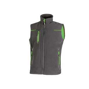 Upower Universe Chaleco Softshell Impermeable - Talla L - Transpirable y Resistente al Viento, Forro Micropolar, Cremallera Impermeable, Bolsillo Free
