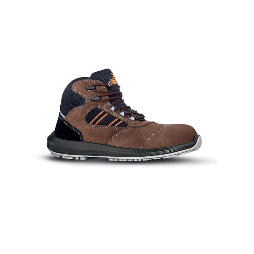 Upower Bonde S Calzado de Seguridad Botines - Talla 45 - Ligeros, Parte Superior Airnet Gamuza, Hidrofugos, Puntal AirToe Composite, Antiperforacion,  1